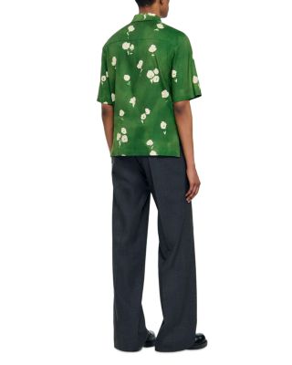 Water Flower Button Front Shirt