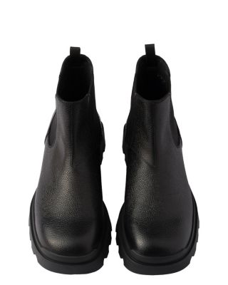 Men's Printed Leather Chelsea Boots