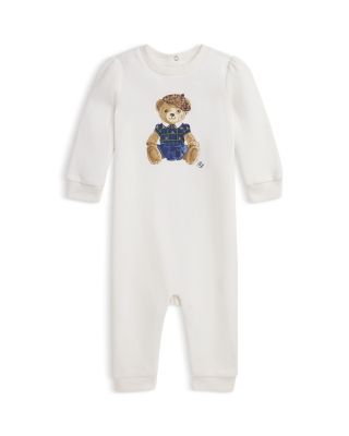 Girls' Polo Bear Fleece Coverall - Baby