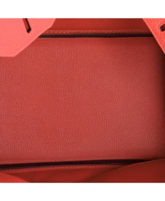 Birkin 30 Handbag Pink Clemence with Gold Hardware