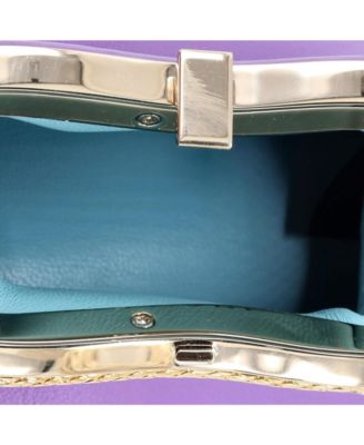 Micro Serpentine Pouch Bag Leather