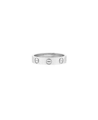Love Wedding Band Ring Platinum