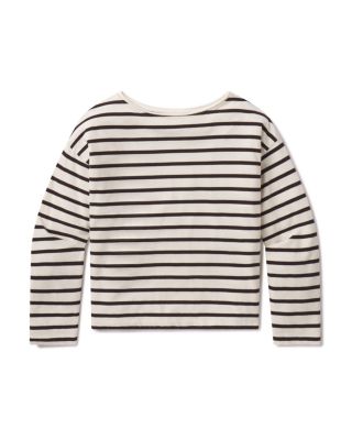 Boat Neck Long Sleeve Tee