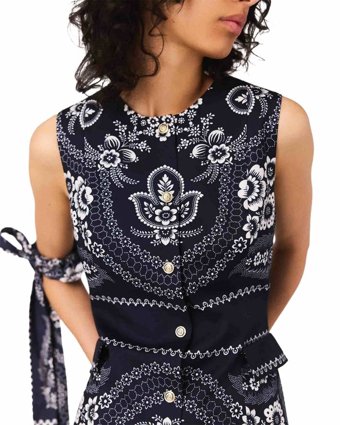 Patterned Shift Dress