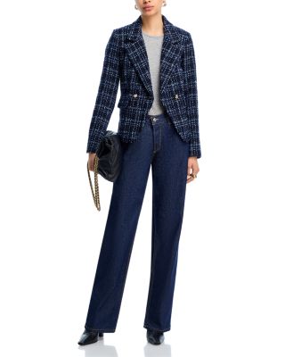Tweed Double Breasted Blazer - Exclusive