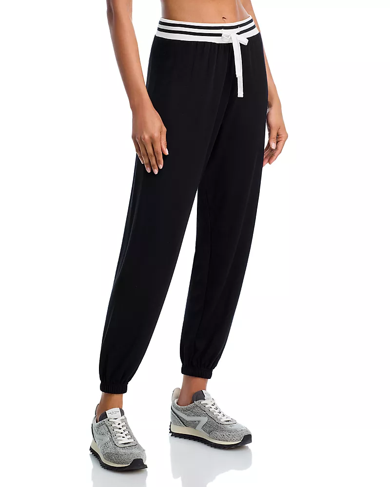 Splits59 Andie Oversized Fleece Sweatpant With Stripe