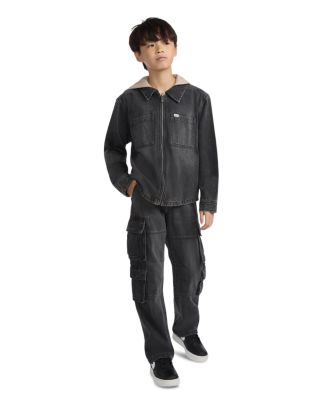 Boys' Abercrombie & Fitch Hooded Denim Jacket - Little Kid, Big Kid