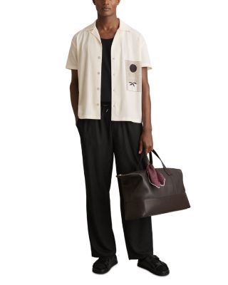 Abstract Printed Cuban Shirt