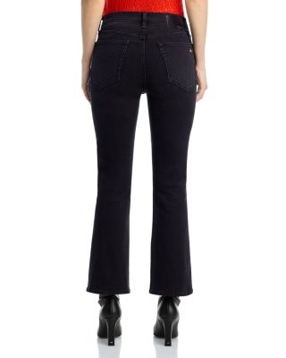 Flexi Peyton Mid Rise Ankle Bootcut Jeans in Midnight