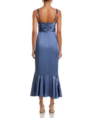 Mireya Silk Ruffled Dress