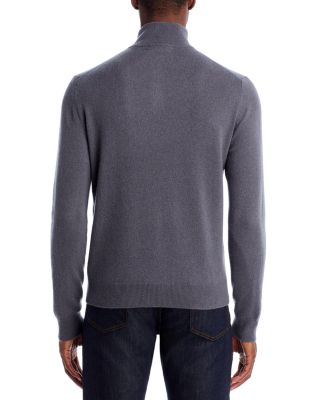 Gunmetal Cashmere Quarter-Zip Sweater - Exclusive