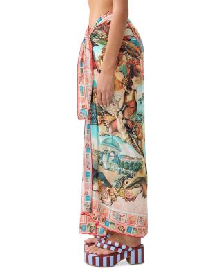 Long Sarong Swim Cover-Up