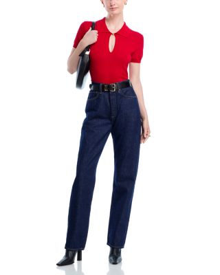 The Keyhole Polo Sweater