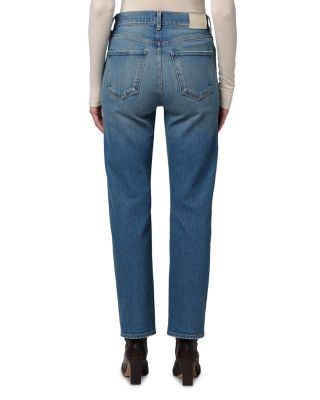 Blaine Vintage High Rise Straight Leg Jeans in Alma