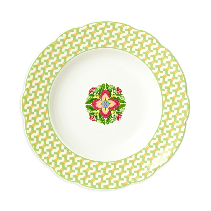 Bernardaud Trianon Rim Soup Bowl In Multi