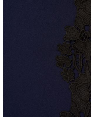 Crepe Asymmetric Neck Midi Dress