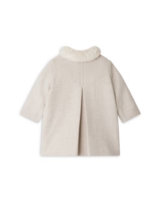 Girls' Manteau Moka Jacket With Faux Fur Collar - Baby, Little Kid