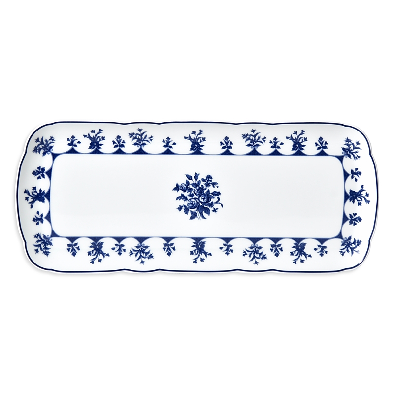 Bernardaud Chateaubriand Couleur Rectangular Tray In Blue