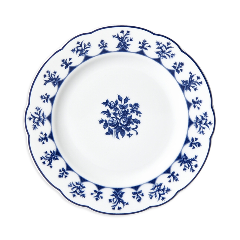 Bernardaud Chateaubriand Blue Bread And Butter Plate In White