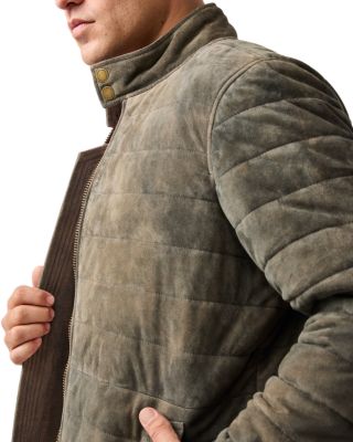 Long Island Quilted Suede Jacket