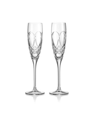 Love True Love Champagne Flutes, Set of 2