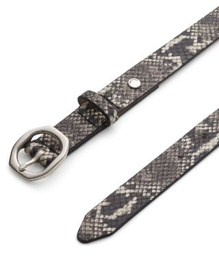 Women's Audrey Snake Embossed Belt