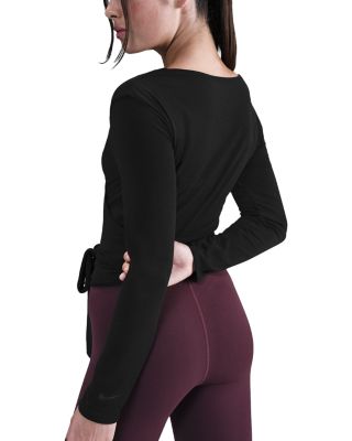 Long Sleeve Wrap Top