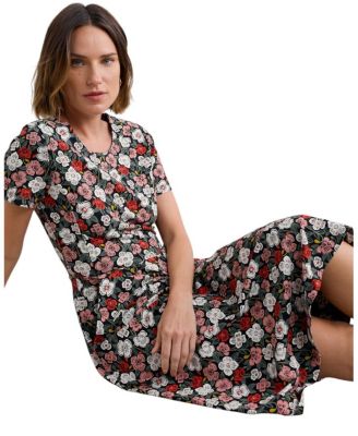  Women's Short Sleeves April Dress