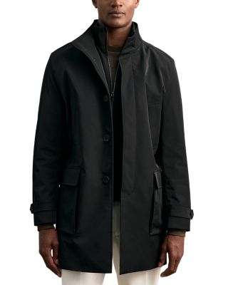 Hybrid Overcoat with Removable Interior