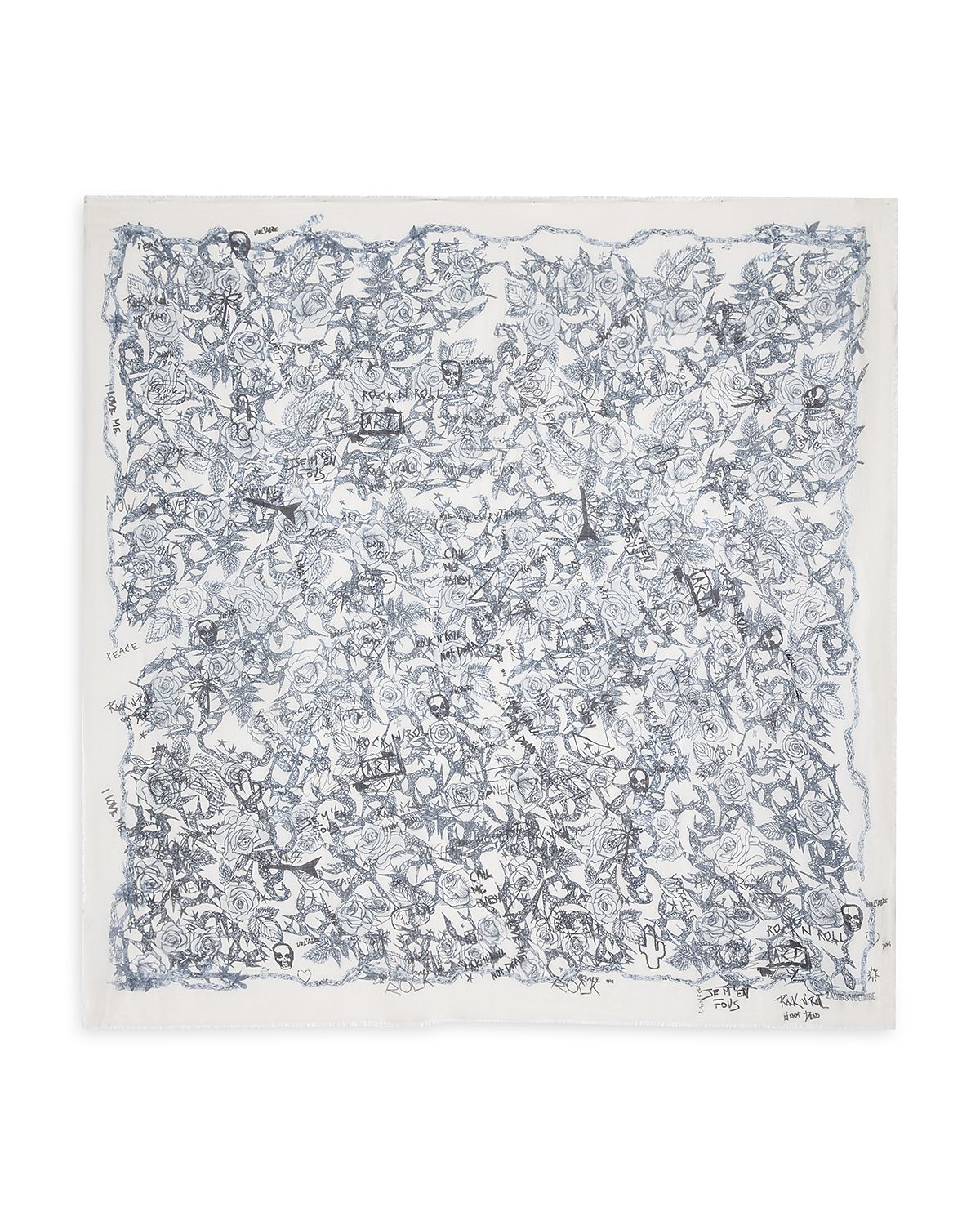 Zadig & Voltaire Kerry Roses Scarf