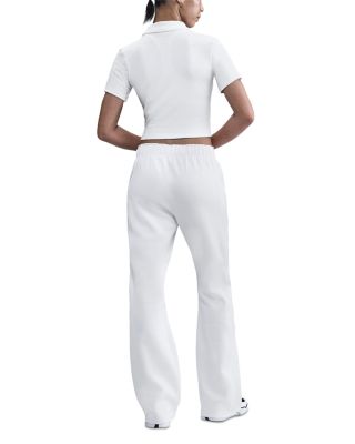 Short Sleeve Polo Crop Top