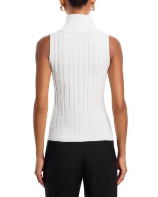Padma Fine Knit Turtleneck Tank Top