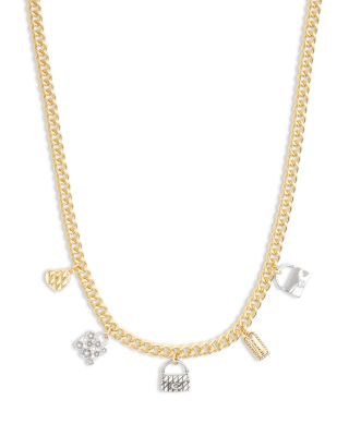 COACH - Signature Handbag Charm Statement Necklace, 16"-18"