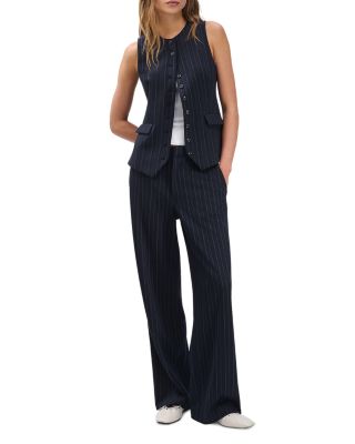 Irina Ponte Plaid Long Vest