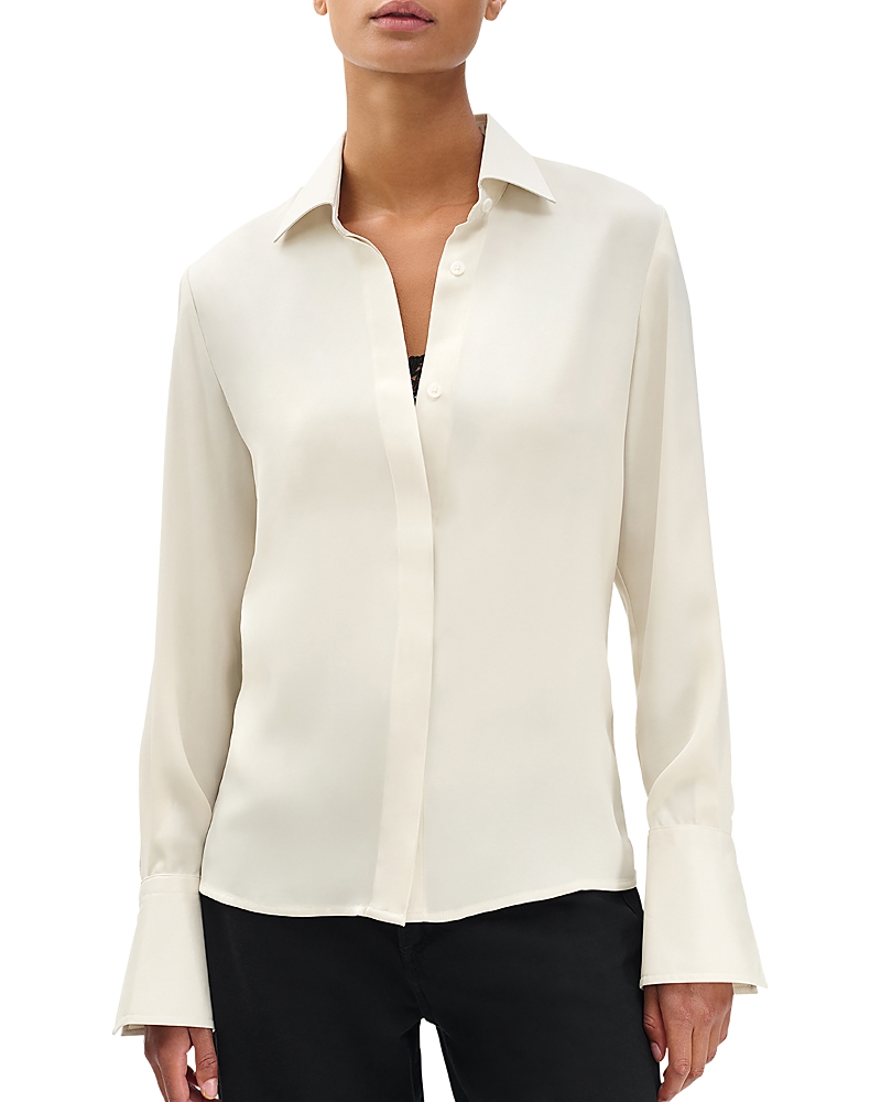 Rag & Bone Venus Popover Blouse Ivory In White