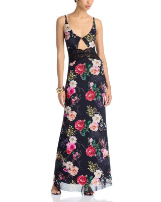 Elyse Keyhole Maxi Dress