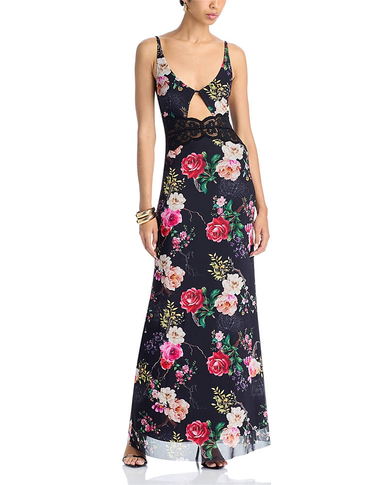 Afrm Elyse Keyhole Maxi Dress