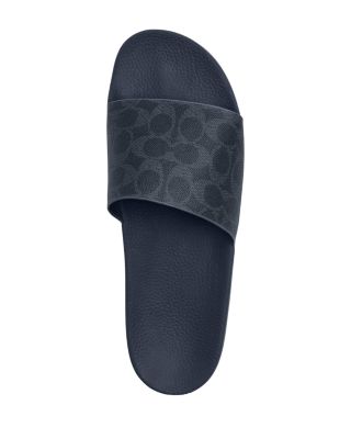 Men's Signature Canvas Pool Slides