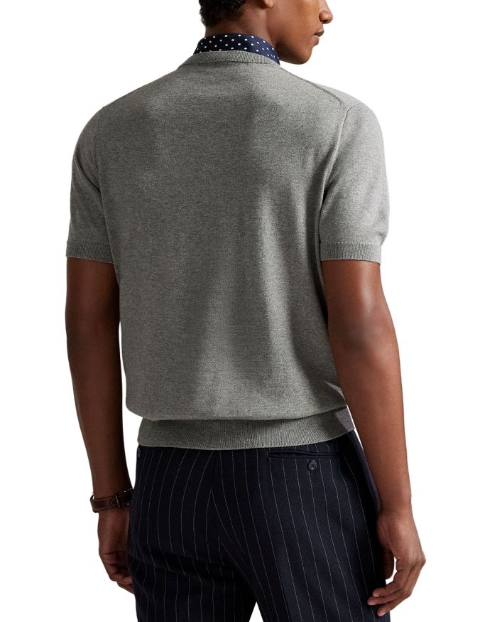 Cotton Crewneck Short Sleeve Sweater