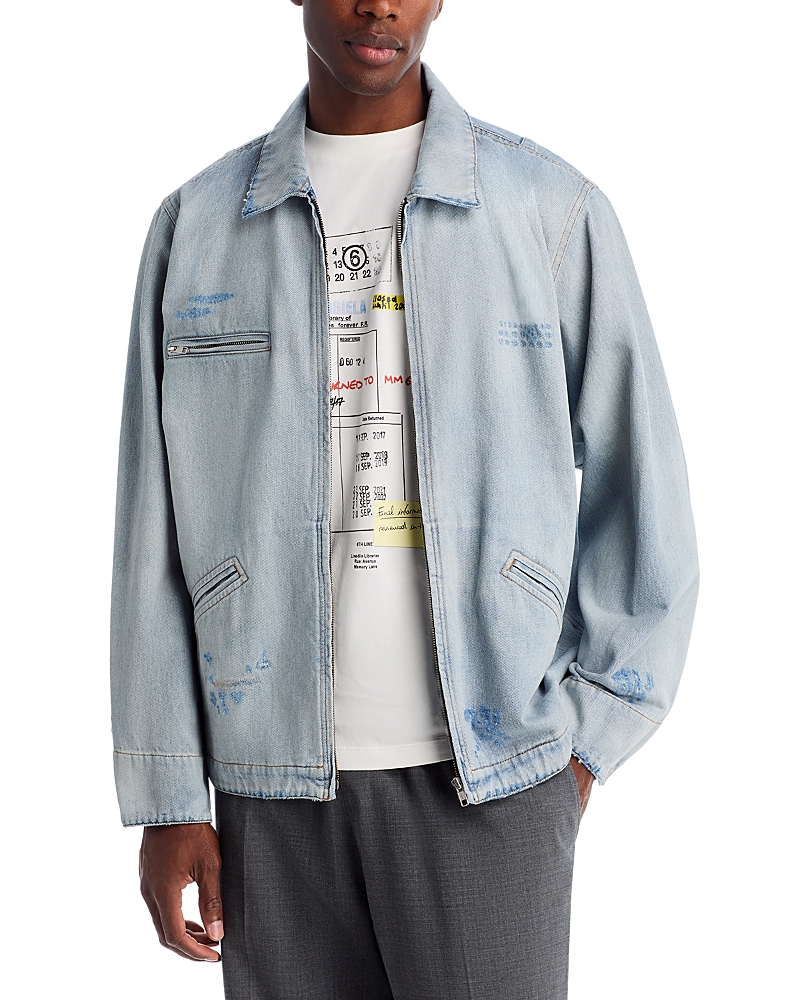 MM6 Maison Margiela Distressed Denim Jacket