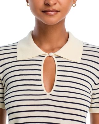 The Keyhole Polo Sweater