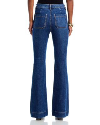Cindy High Rise Wide Leg Jeans in Medium Wash