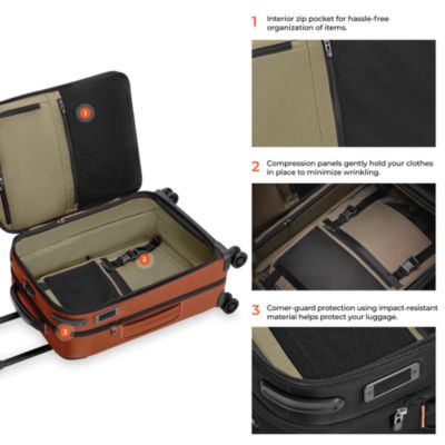 ZDX Essential Domestic Spinner Carry On Bag