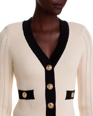 V Neck Cardigan Sweater