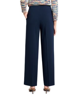Stretch Suiting Wide Leg Pants