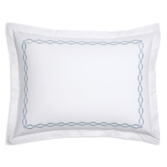 Matouk Brando Embroidered Percale Sham, Standard - Exclusive ...