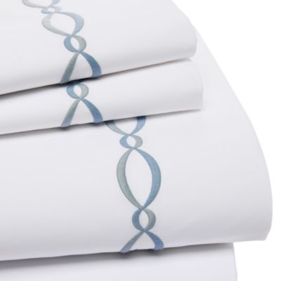 Brando Embroidered Percale Sheet Set, King - Exclusive