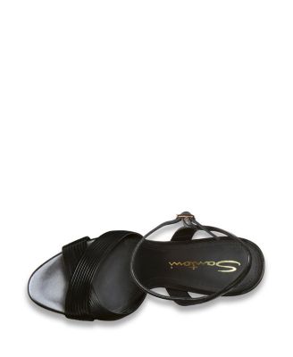  Women's Leather High-Heel Sandal