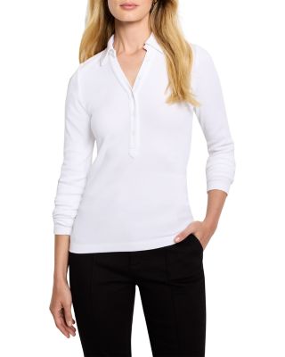 Perfect Knit Ribbed Polo Top