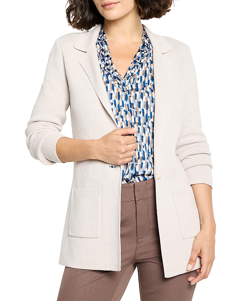Nic + Zoe Nic+zoe Knit Blazer In Neutral